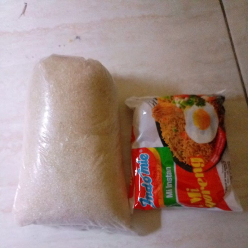 

Paket 1kg gula + 1 mie goreng