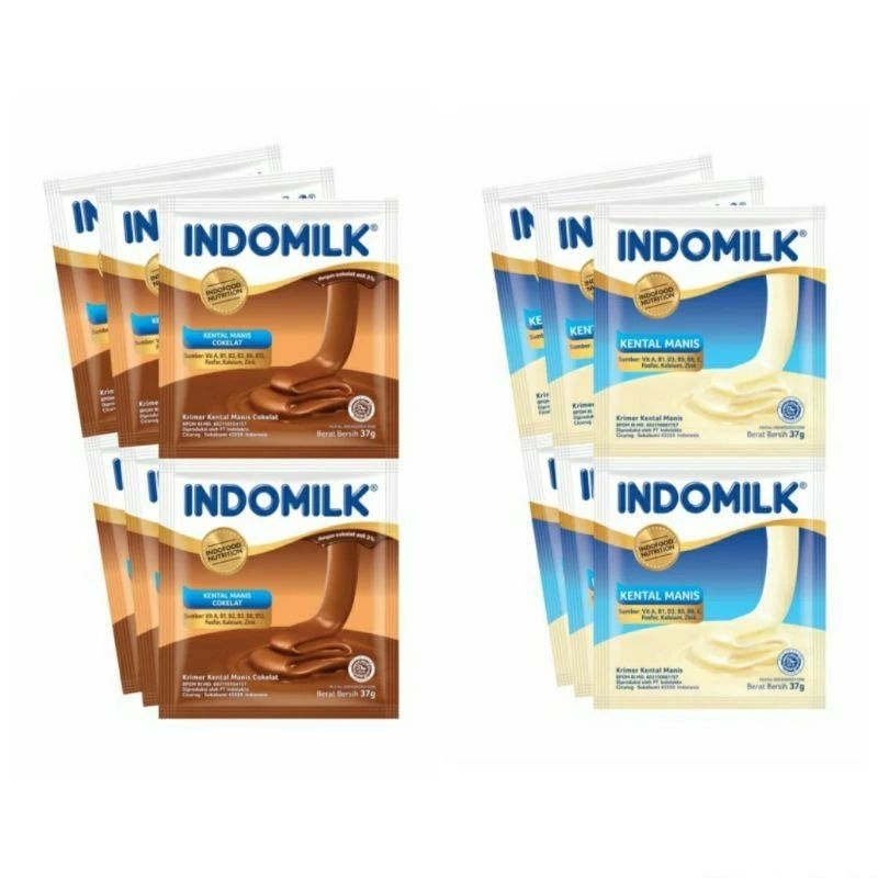 

INDOMILK KENTAL MANIS SACHET 1 RENCENG ISI 6 PCS