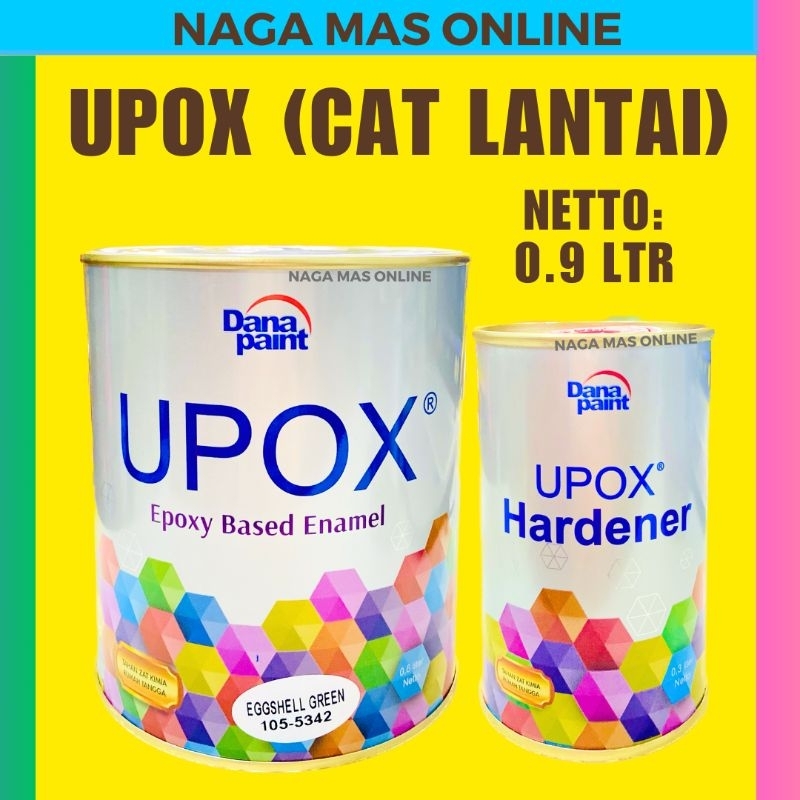 CAT LANTAI KERAMIK UPOX 1 SET / CAT KOLAM DANA PAINT / CAT LANTAI EPOXY UPOX