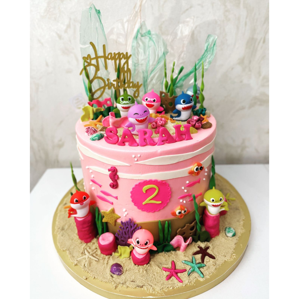 

Baby Shark Pink Cake