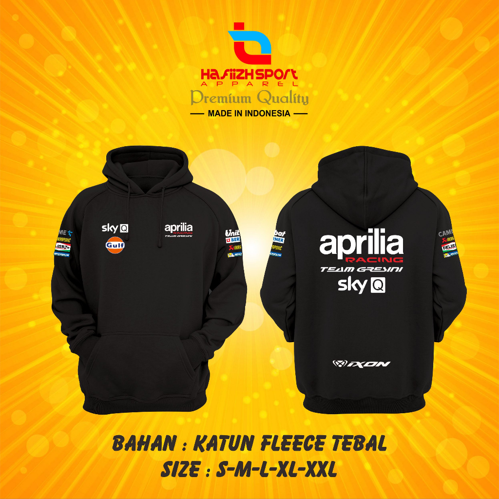 Sweater Hoodie Racing Team Aprilia Gresini MotoGp Premium
