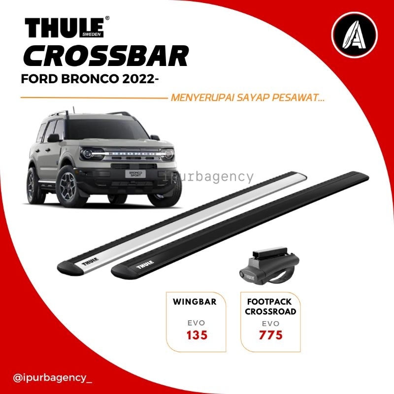 Thule Cross bar Crossroad 775 Ford Bronco 2023-