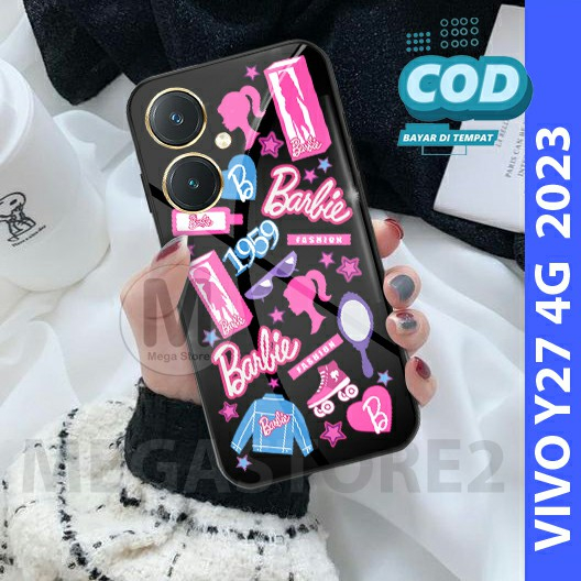 Softcase Glass Case Barbie Vivo Y27 4G [MG254]