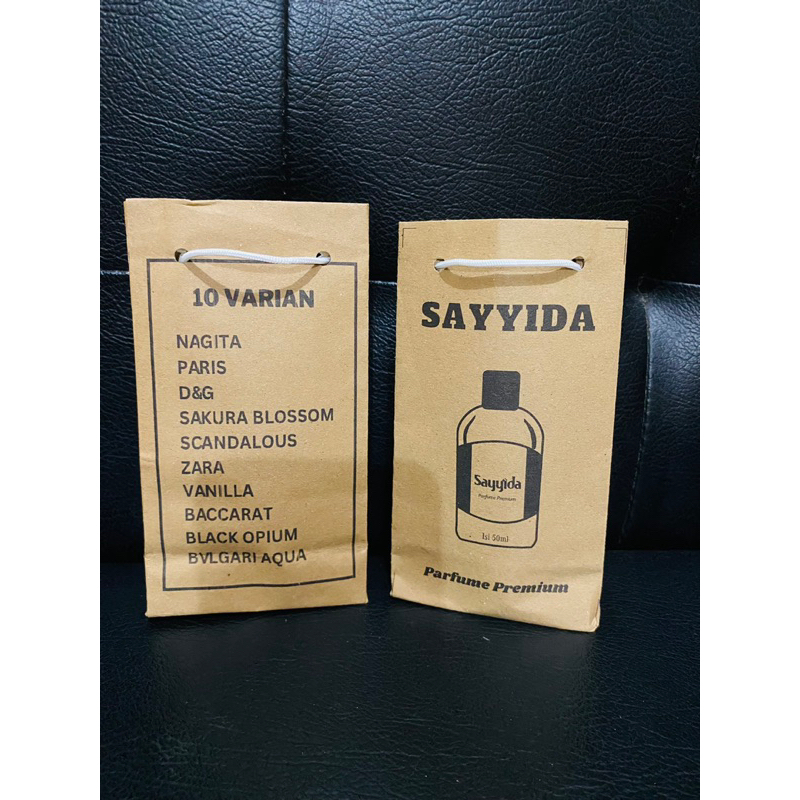 

paper Bag Sayyida Perfume Premium