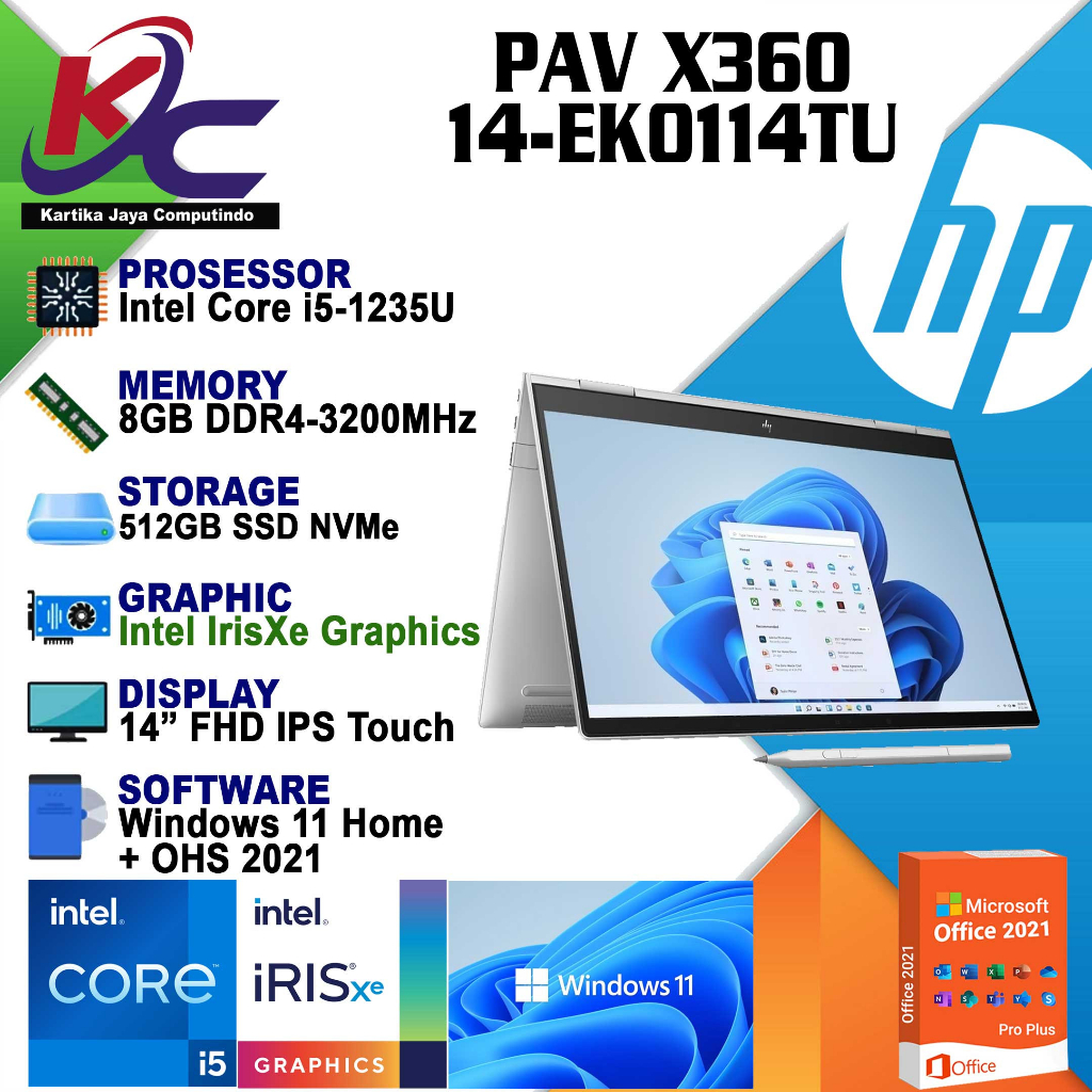 HP PAVILION X360 14-EK0114TU Core-i5