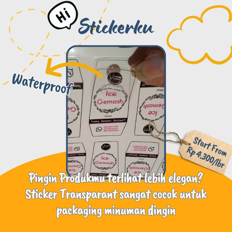

TERMURAH SE SURABAYAAA!!! Cetak Sticker A3+ Cutting Berbagai Bahan