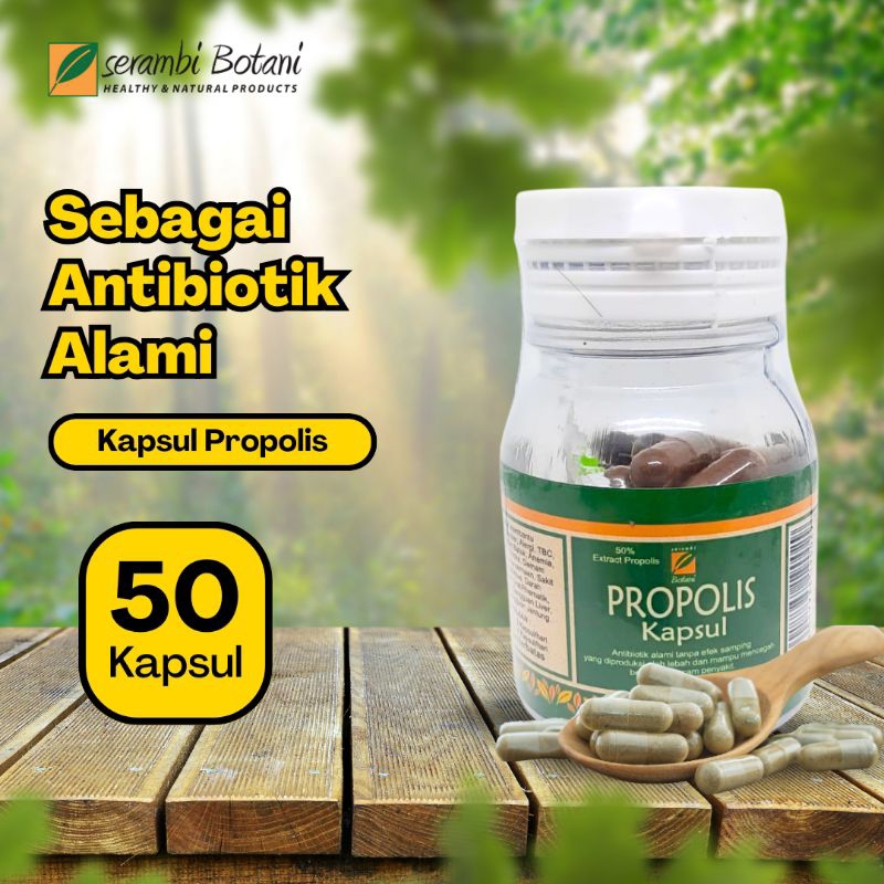 Kapsul Propolis - Antibiotik Alami