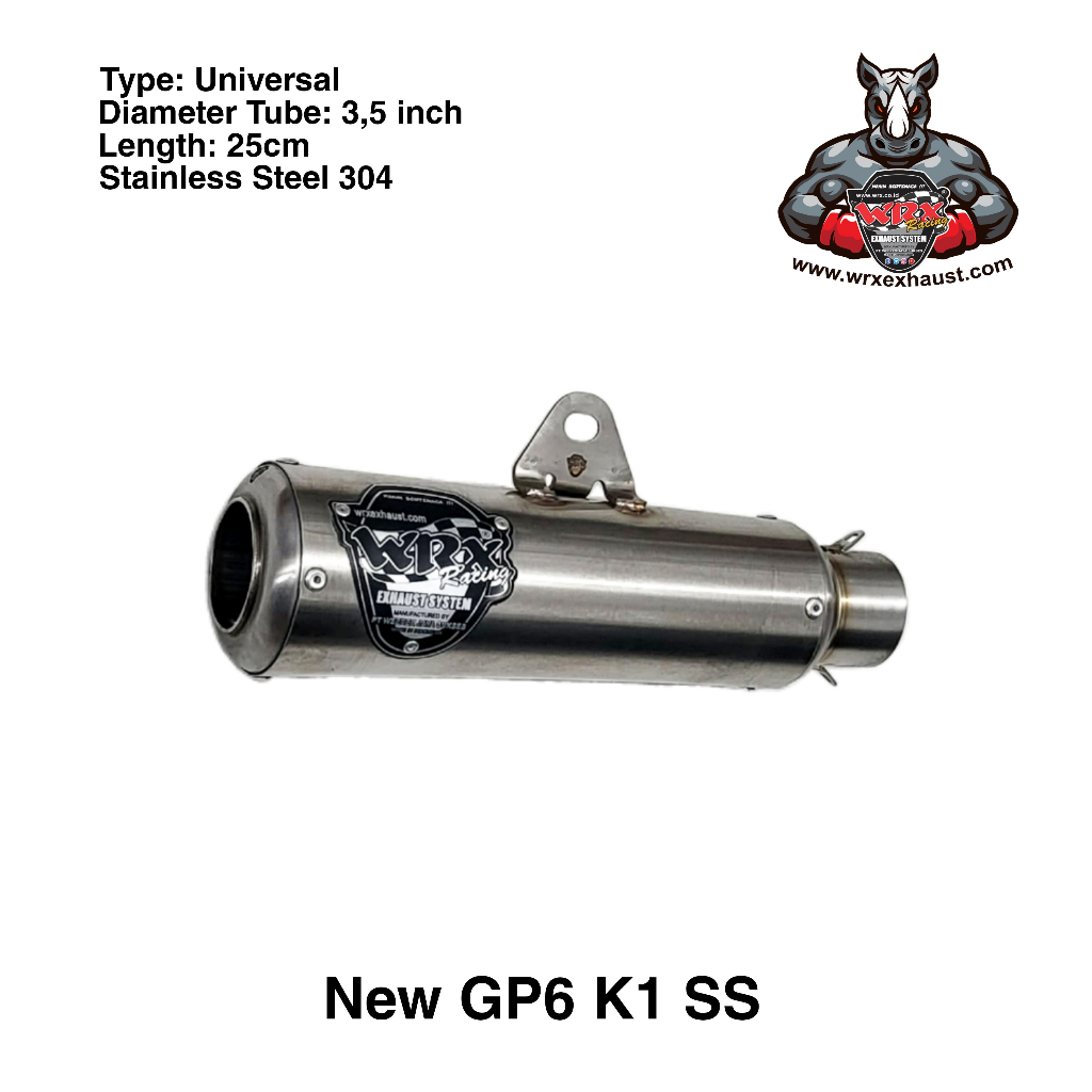 Knalpot WRX New GP6 K1 SS