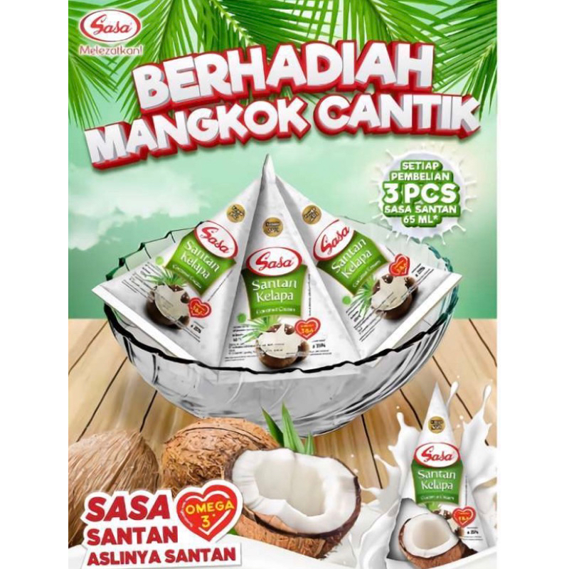 

santan sasa free mangkok (2paket)