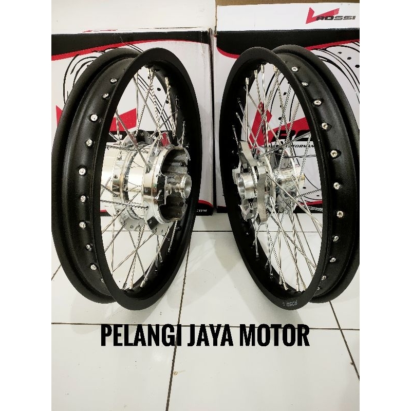 Paketan Velg Jari jari R15 V3 R15 NEW VVA VIXION R - XSR 155 - Tromol Set jari Velg 160 185 215 250 