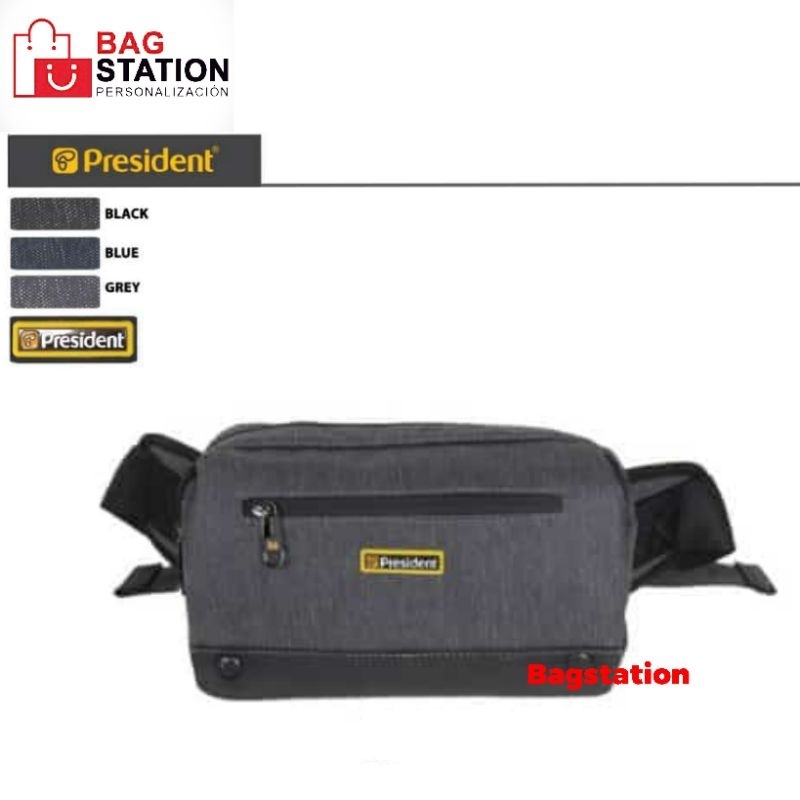 BUM BAG PRESIDENT ORIGINAL TAS PINGGANG PRESIDENT ORIGINAL WAIST BAG PRESIDENT ORIGINAL TAS CROSSBOD