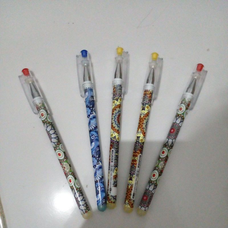 

BULPOINT BATIK INK PEN ~BATIK > R88 ujung lancip Gel