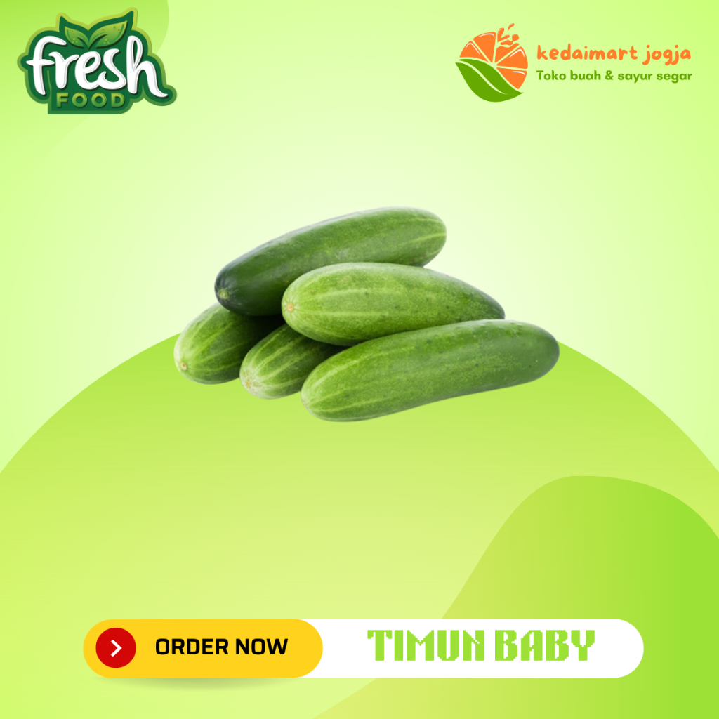 

Timun Baby Sayur Segar 500gr Sayuran Fresh Kedaimart Jogja