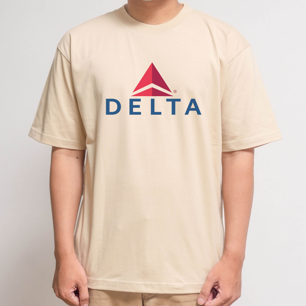 Kaos DELTA Airlines 100% cotton Premium Grade t-shrit