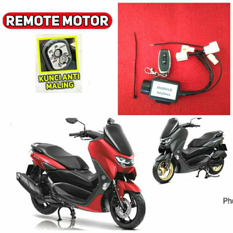 REMOTE kontak ON OFF keyless YAMAHA NMAX NEW plug and play