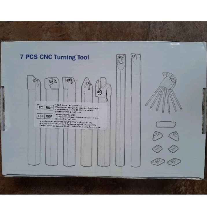 Holder bubut 1212 set Holder 1212 set Set hoder bubut 1212