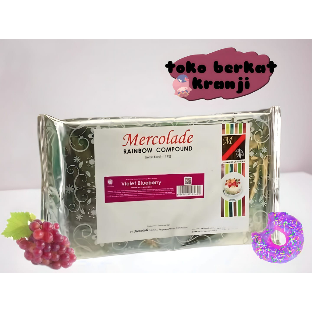 

Mercolade violet blueberry 1kg/lempeng