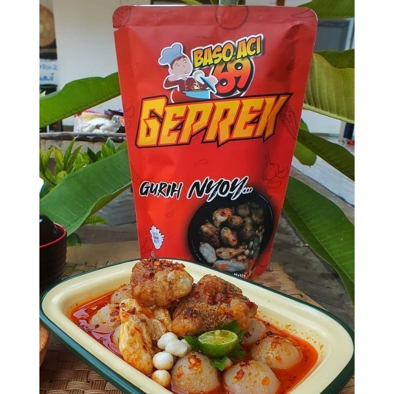 

BASO ACI 69|Geprek|Tulang Rangu|Sambal Hejo|Sambal Mercon|Original