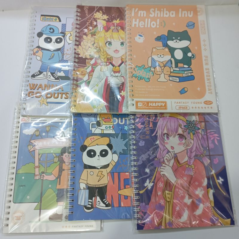 

NOTEBOOK SPIRAL A5 40 lembar / pcs