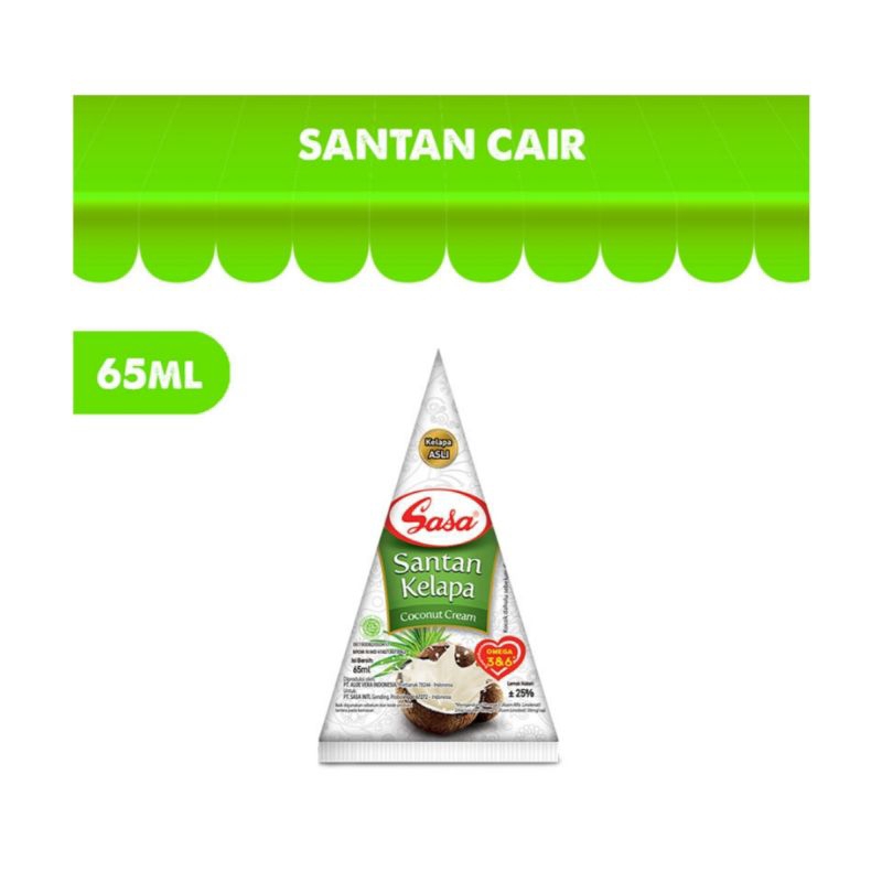 

Sasa Santan kelapa cair 65 ml