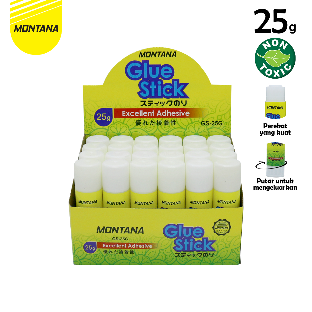 

Rajakorek Glue Stick / Lem Batang Rajakorek GS-25 / 25Gr