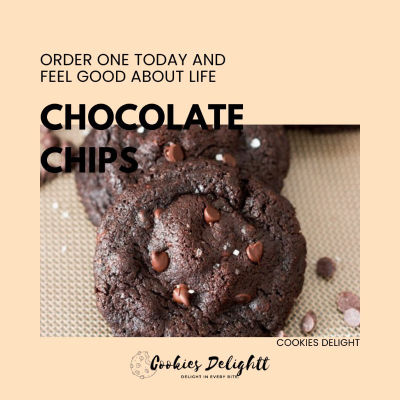 

DOUBLE CHOCOLATE CHIPS COOKIE BY COOKIES DELIGHT