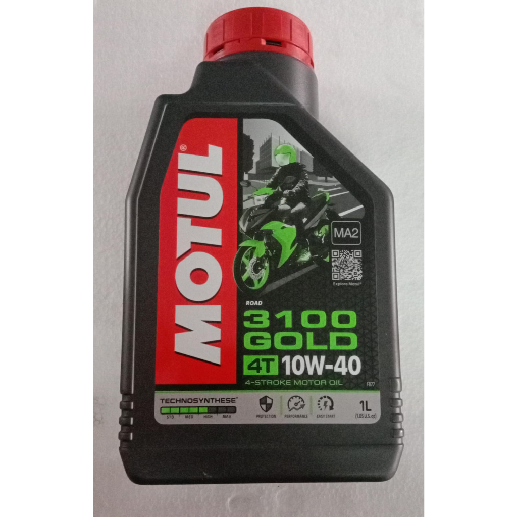 Oli Olie Mesin Motul 3100 GOLD 10W-40 MA2 1 Liter / Oli Motul 3100 GOLD 10W-40 MA2 1 Liter / Oli Mes