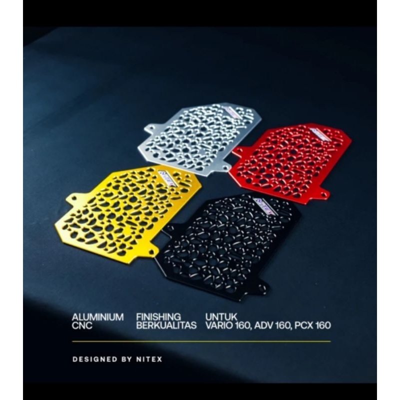 NITEX Cover Radiator Aluminium CNC Honda Vario 160 ADV 160 PCX 160