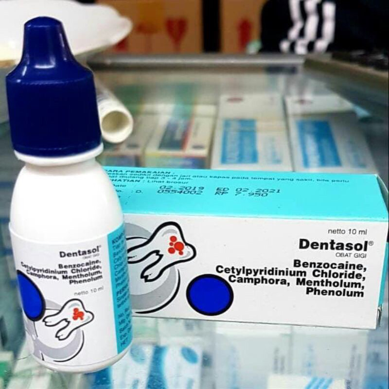 Dentasol 10ml obat sakit gigi, peradangan, dan sari awan