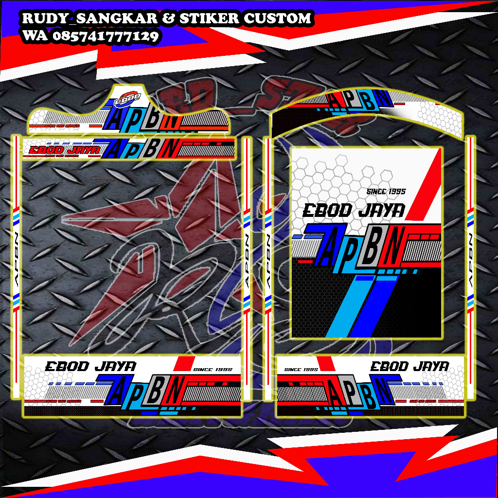 STIKER DECAL EBOD APBN TERBARU SETIKER DECAL EBOD APBN STIKER SANGKAR BURUNG DECAL MERK EBOD APBN