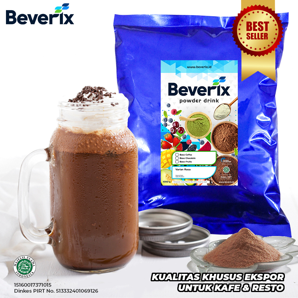 

Coklat Bubuk Premium Nyoklat Dark Chocolate 1 Kg Beverix Fresh Powder Drink