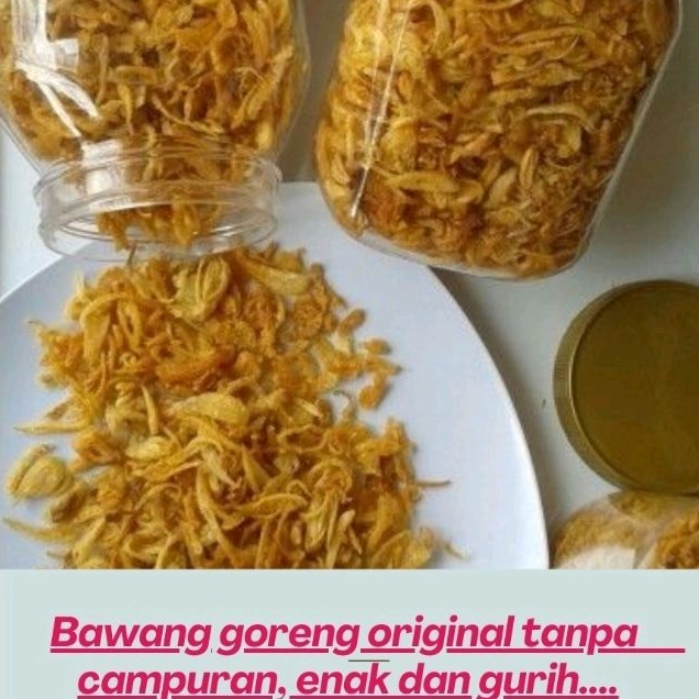 

bawang goreng premium murni tanpa campuran