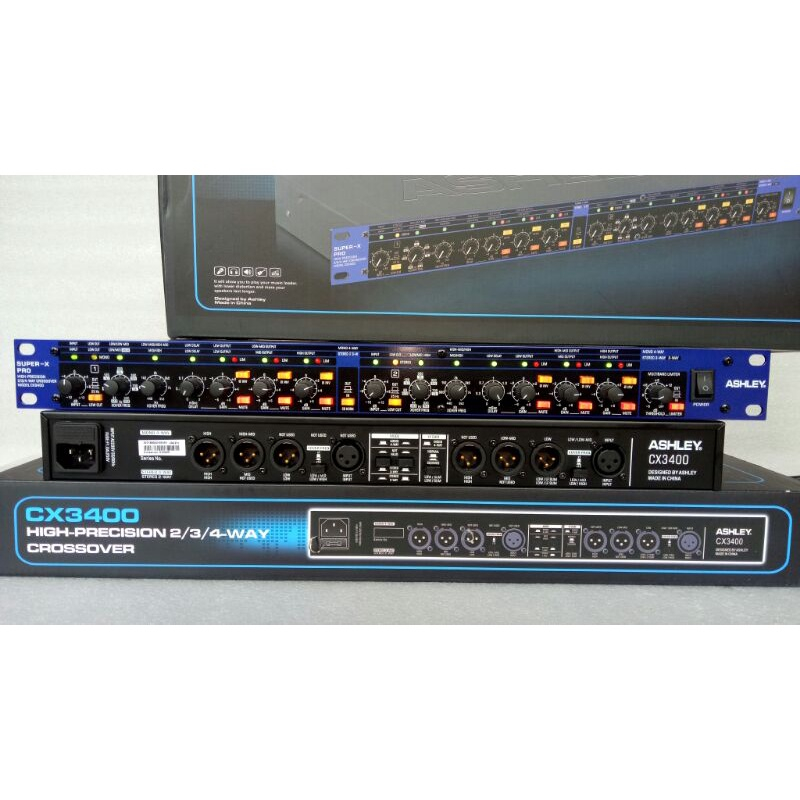 crossover ashley plus Limiter ashley cx3400 cx 3400 Super-X pro original