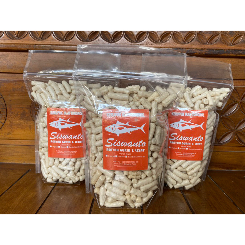 

KERUPUK IKAN TONGKOL SISWANTO 200 g