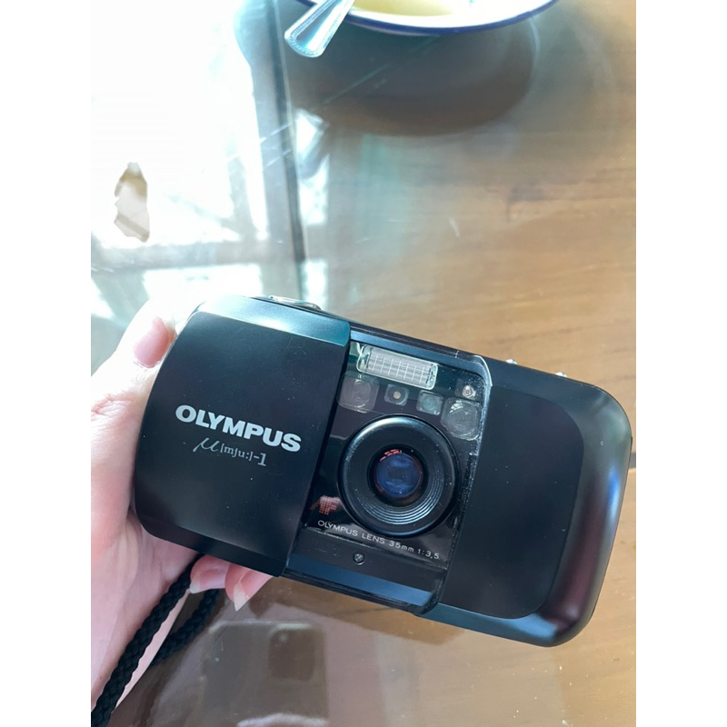 Kamera Analog OLYMPUS MJU 1 Black Hitam