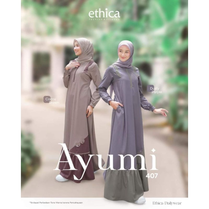 Ethica Ayumi 407 Dress Ethica Terbaru Gamis Ethica
