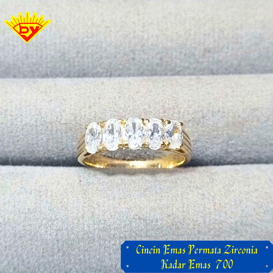 Cincin Emas Kuning Kadar Emas 700