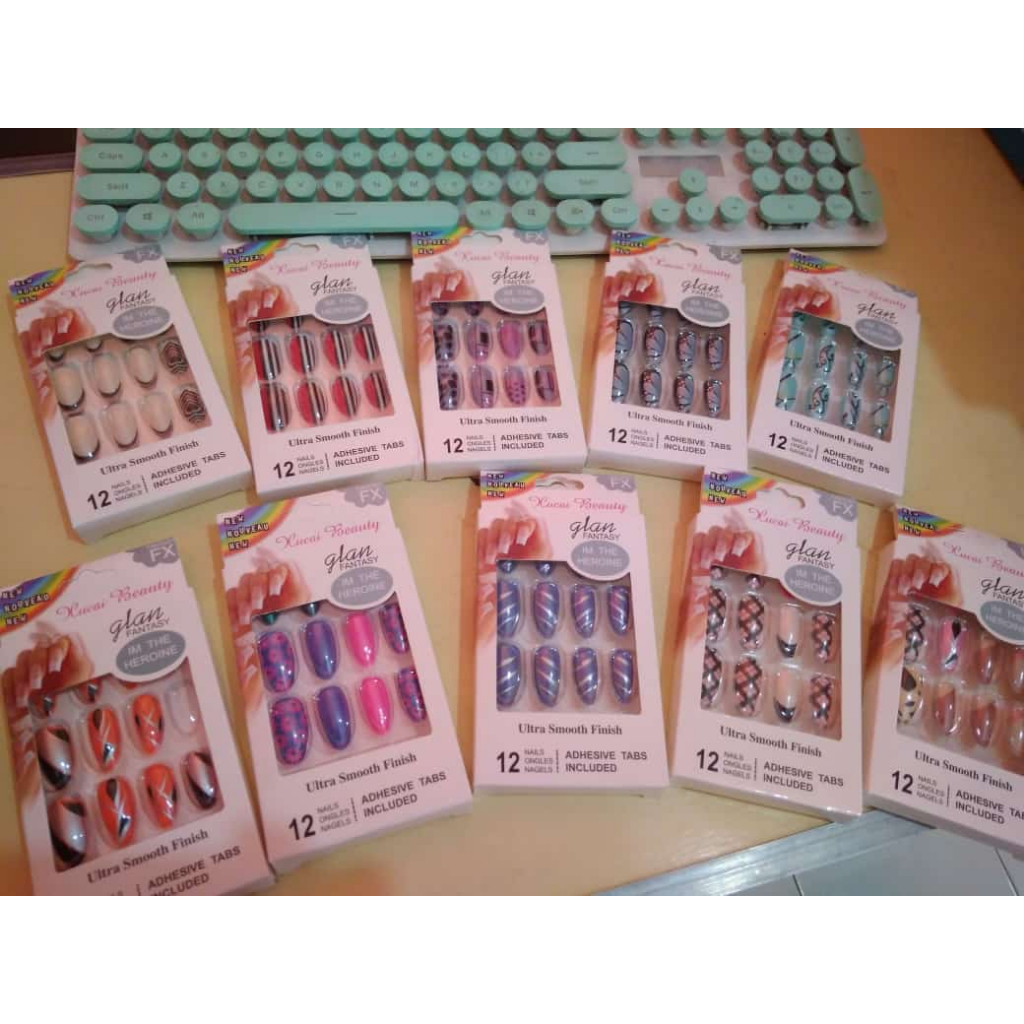 KUKU PALSU // NAIL ART // KUKU PALSU TANGAN // KUKU PALSU KAKI