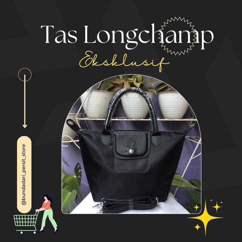 TAS LONGCAMP LC PERSIT BAHAN NILLON SESUAI MUPUS TERBARU