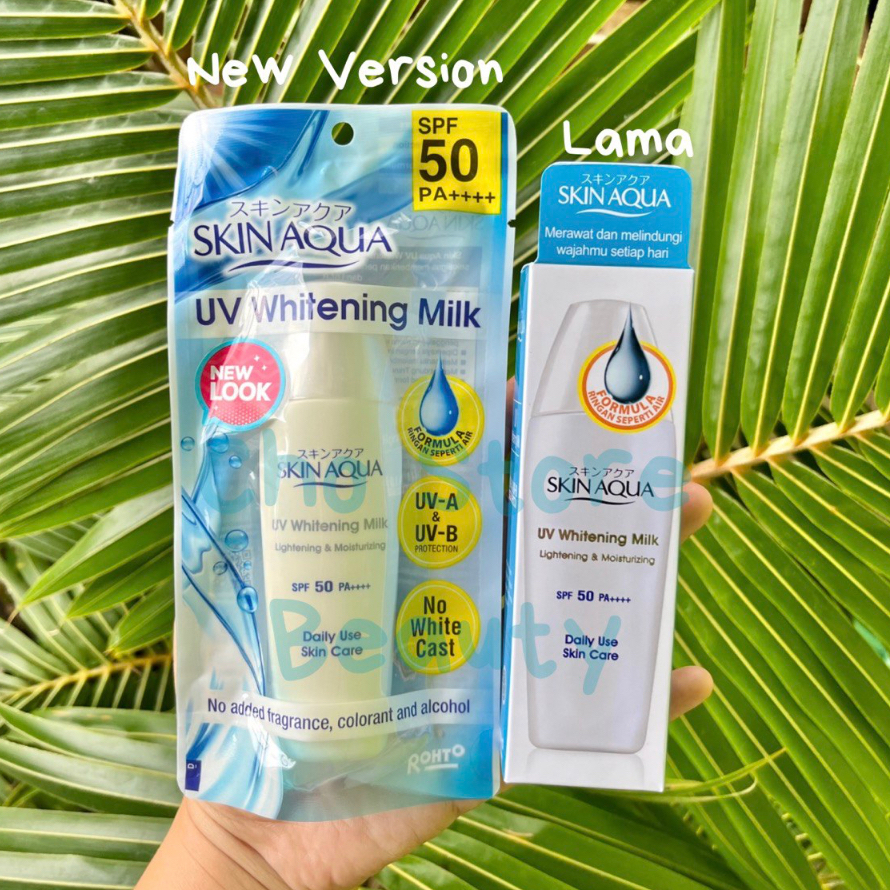 [NEW] Skin Aqua UV Whitening Milk SPF 50 PA++++ Size 40ml ( PUTIH ) Sunscreen SS