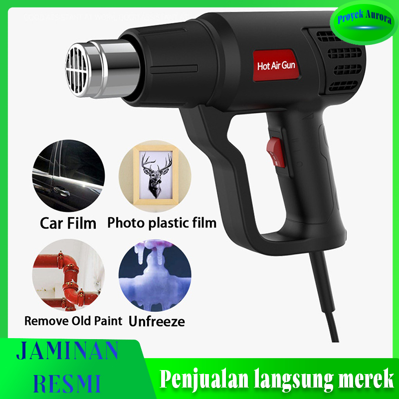 【Flash Sale】pistol panas termostat2000W Mesin Heat Gun Hot Air Gun Pistol Pemanas Hot Gun Listrik/Ho