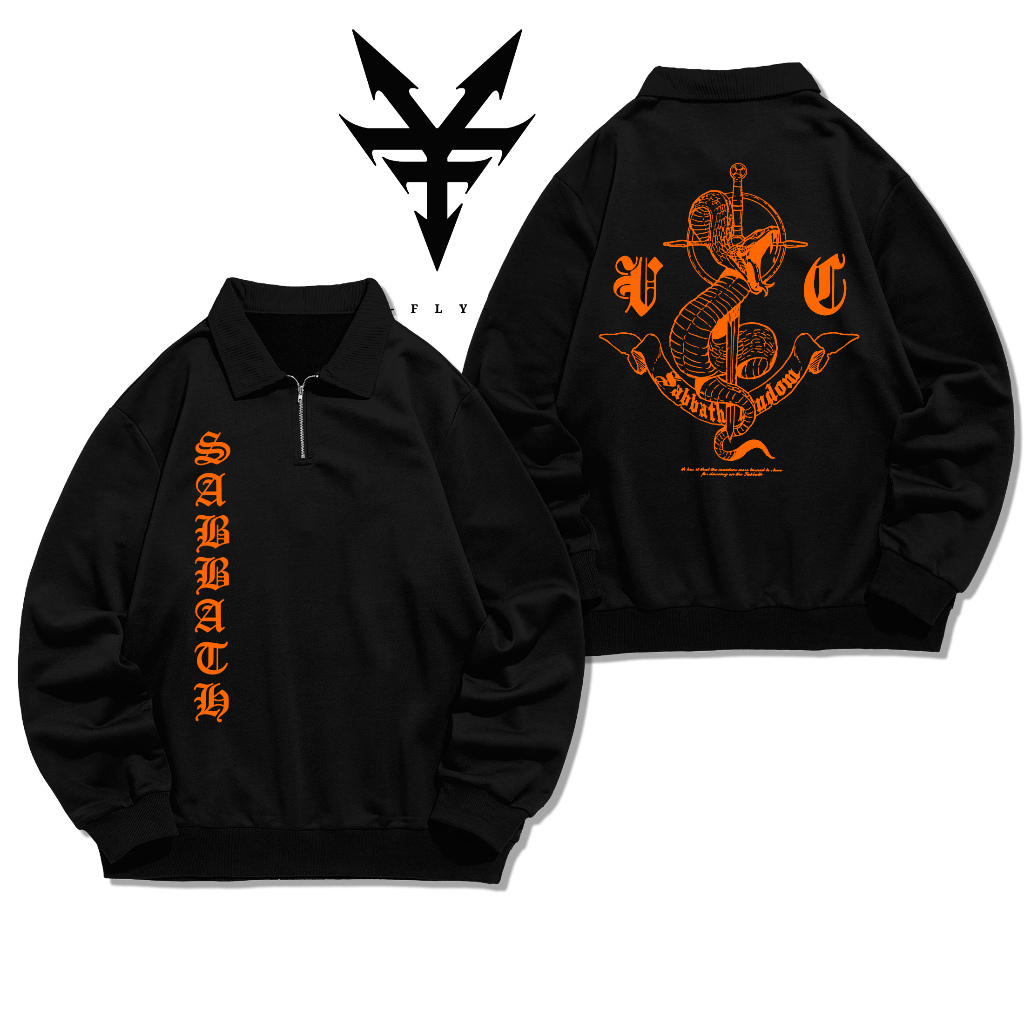 Half Zipper WindBreaker Joker SAbbath Crew Wind Breaker