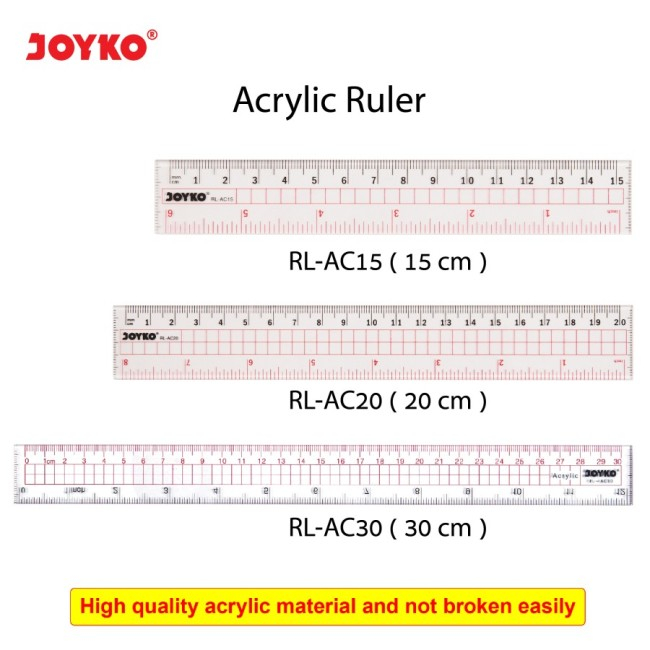 

PENGGARIS ACRYLIC / PENGGARIS / GARISAN / RULER RL-AC15 JOYKO