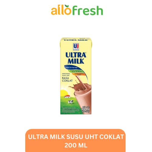 Promo Harga Ultra Milk Susu UHT Coklat 200 ml - Shopee