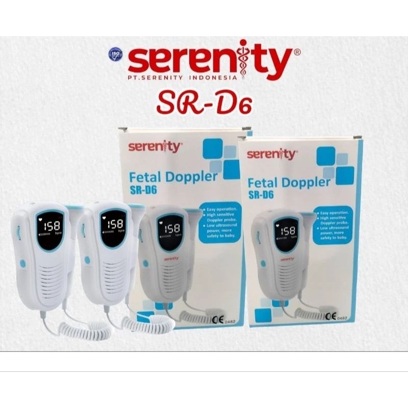 Fetal Doppler Senerity SR-D6/fetal doppler/alat cek jantung janin / Fetal Doppler senerity