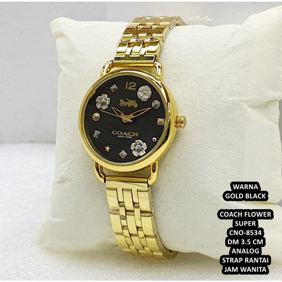 JAM TANGAN WANITA COACH FLOWER CNO-8534 VinT Store