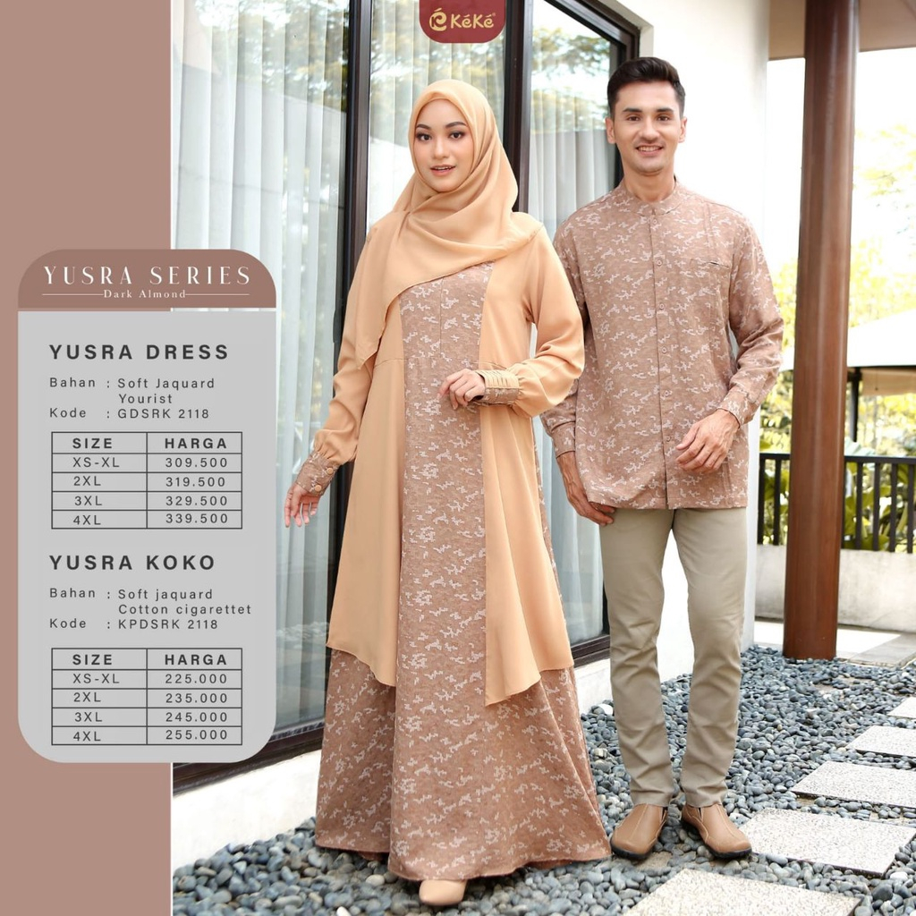 PROMO SARIMBIT KEKE ORIGINAL YUSRA SERIES DARK ALMOND