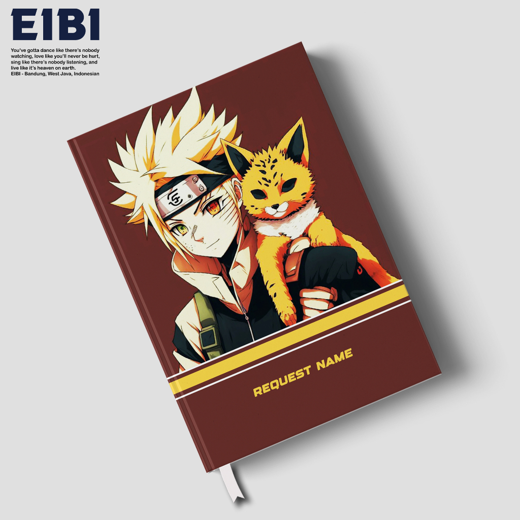 

Eibibook Buku Tulis Catatan Notebook Hardcover Naruto Kyubi