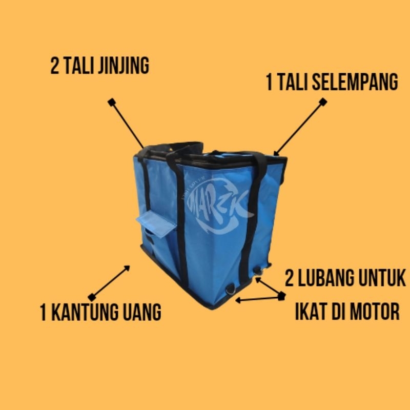 TAS BOX STYROFOAM BM 34x25x30 (HANYA TAS)