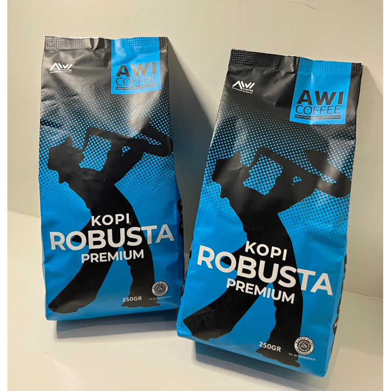 

AWI COFFEE Kopi Robusta Sidikalang Premium 250 gr BEANS | BIJI KOPI | Premium Grade I